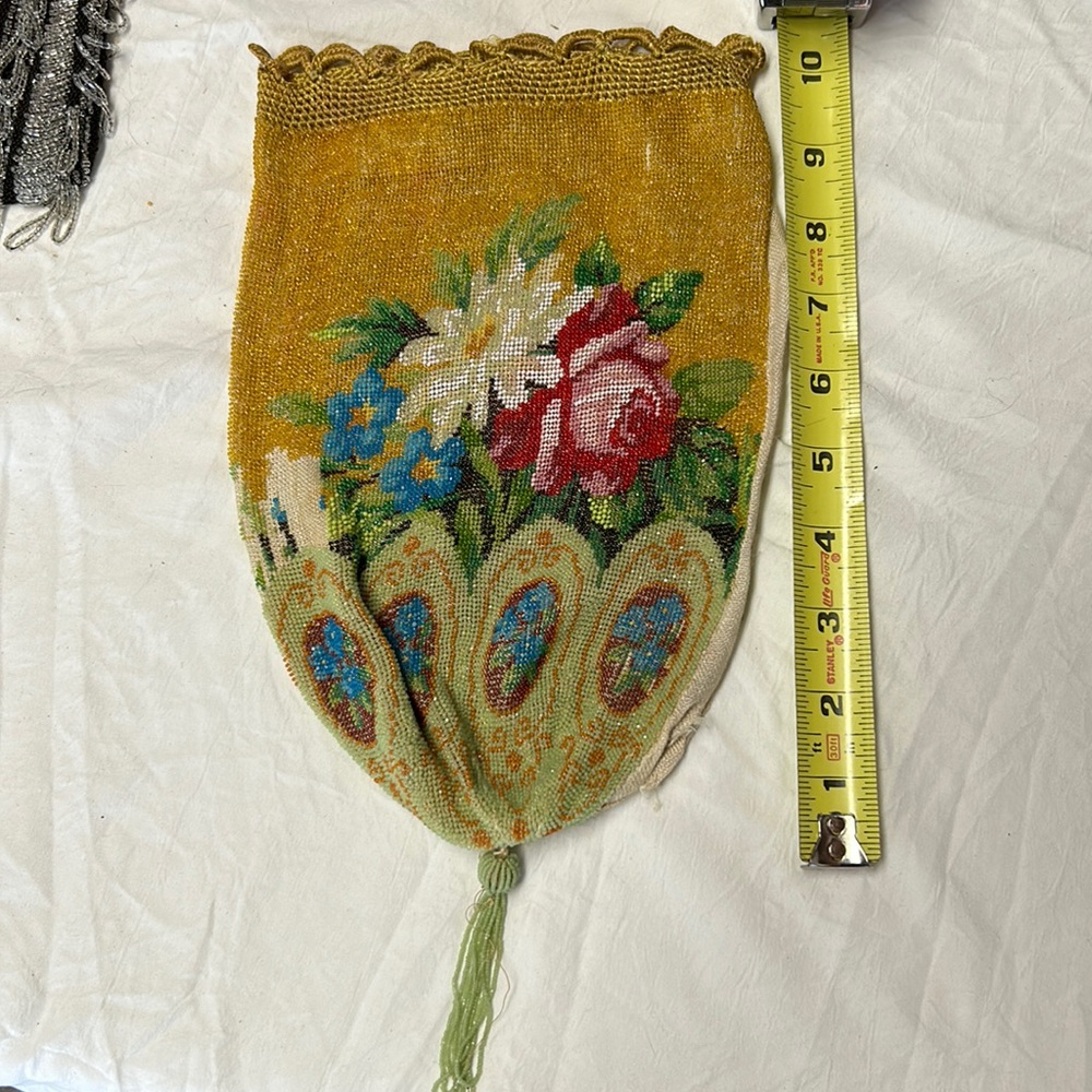 Antique beaded bag